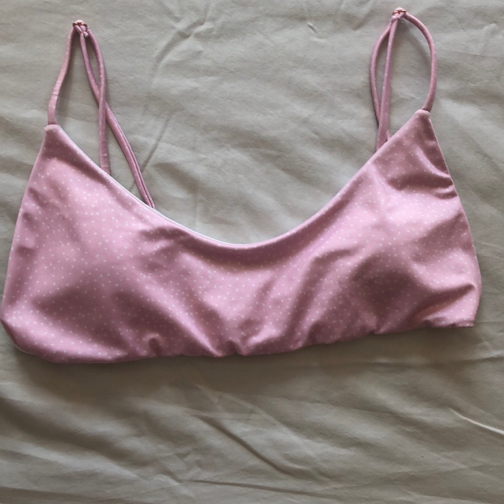 Pink Polk A Dot Top